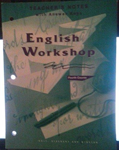 Book TEACHER'S NOTES with Answer Keys (Holt ENGLISH WORKSHOP Fourth Course) free