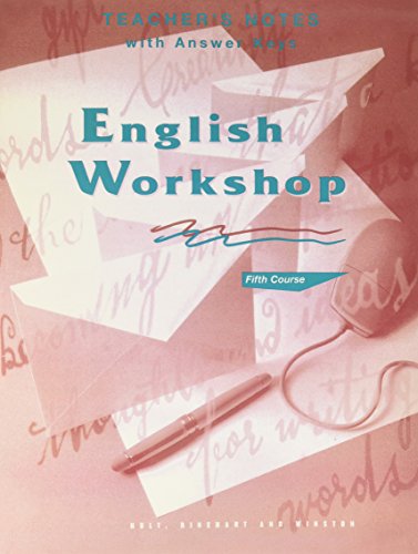 Book HRW English Workshop: TN with Answer Key Grade 11 free