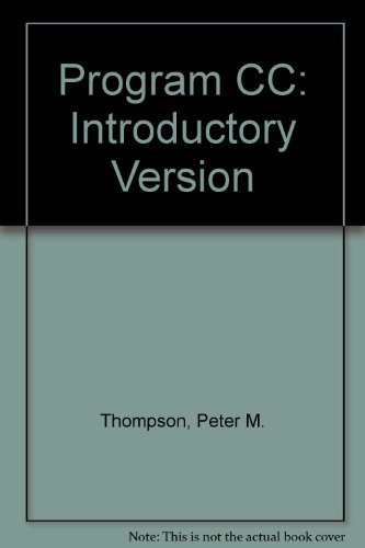 Book Program Cc : Introductory Version free