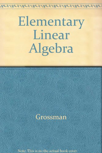 Book Elementary Linear Algebra free