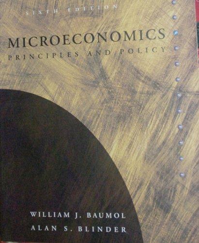 Book Microeconomics: Principles and Policy (The Dryden Press Series in Economics) free