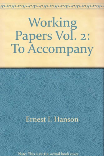 Book Working Papers Vol. 2: To Accompany "Principles of Accounting, Sixth Edition, Chapters 14-28 free