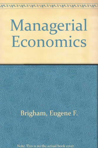 Book Managerial Economics free