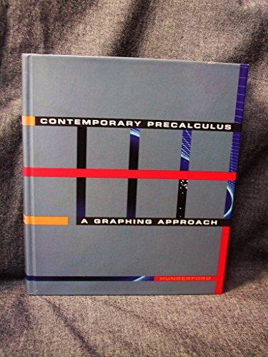 Book Contemporary Pre-Calculus: A Graphing Approach free