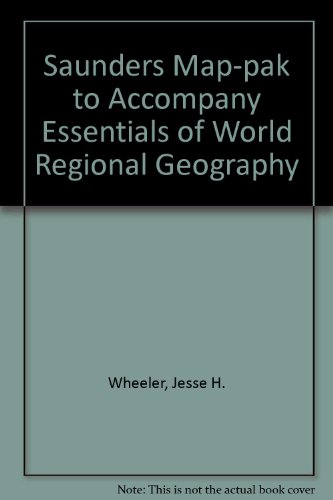 Book Saunders Map-pak To Accompany Essentials Of World Regional Geography free