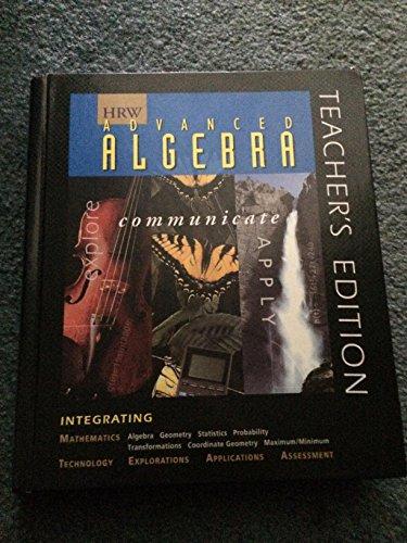 Book Advanced Algebra: Explore, Communicate, & Apply 1997 free
