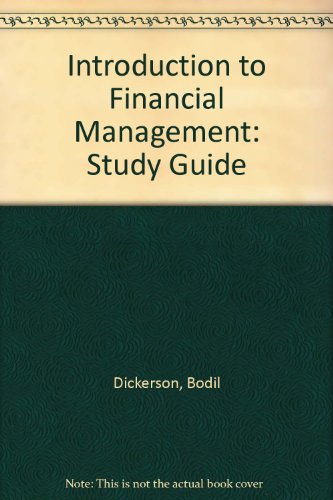 Book Introduction to Financial Management: Study Guide free