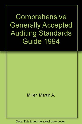 Book Gaas Guide 1994: A Comprehensive Restatement Of Generally Accepted Auditing Standards free