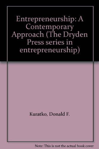 Book Entrepreneurship: A contemporary approach (The Dryden Press series in entrepreneurship) free