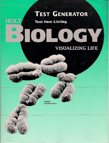 Book Holt Biology: Visualizing Life Test Generator free