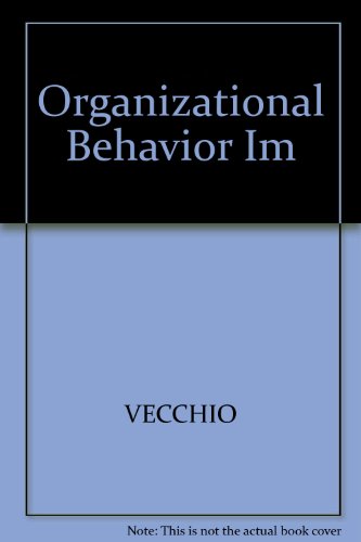 Book Organizational Behavior Im free