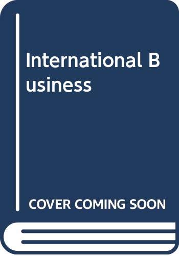 Book CZINKOTA INTERNATIONAL BUSINESS 3E IE free