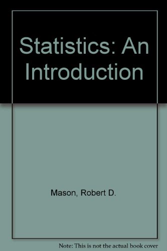 Book STATISTICS: AN INTRODUCTION: INTERNATIONAL EDITION 4TH EDITION free