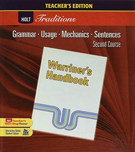 Book Warriner's Handbook 8 (TE) free