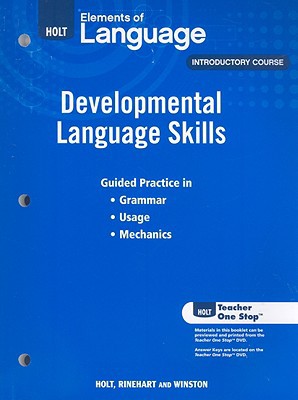Book Elements of Language: Developmental Language Skills Grade 6 free
