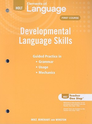Book Elements of Language: Developmental Language Skills Grade 7 free