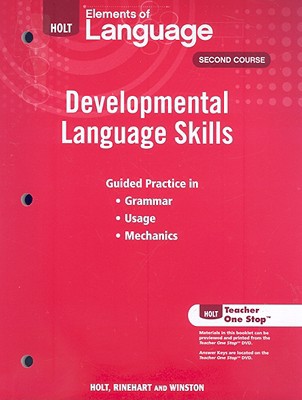 Book Elements of Language: Developmental Language Skills Grade 8 free