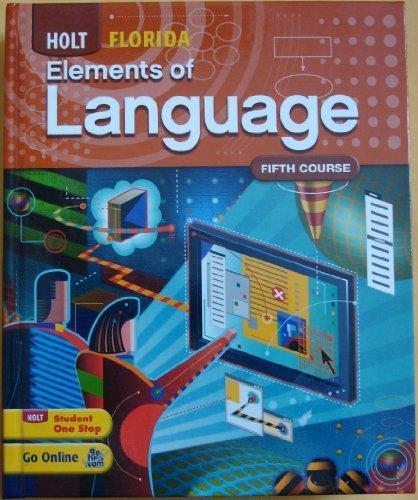 Book Holt Elements Of Language: Student Edition Grade 11 2010 free