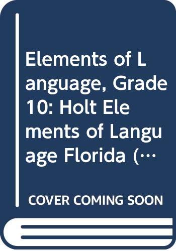 Book Holt Elements of Language Florida: Student Edition Grade 10 2010 free