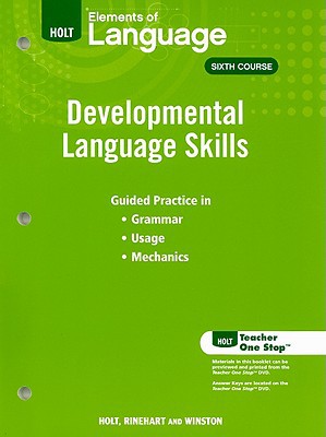 Book Elements of Language: Developmental Language Skills free