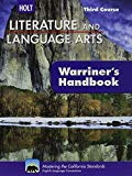 Book Holt Literature And Language Arts - Third Course - Student Edition Grade 9 - (Warriner's Handbook) free