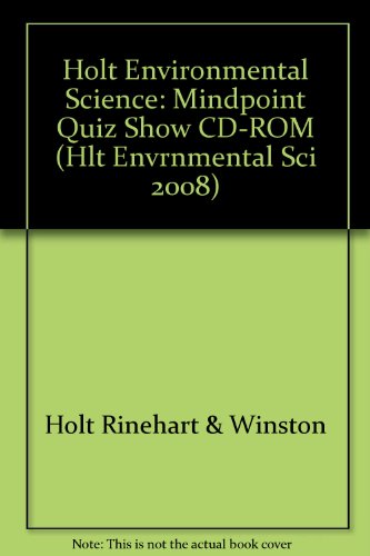 Book Holt Environmental Science: MindPoint Quiz Show CD-ROM free