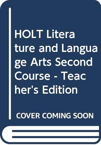 Book HOLT Literature and Language Arts Second Course - Teacher's Edition free