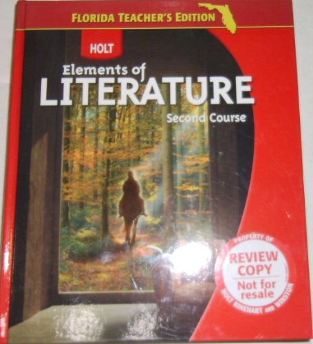 Book Elements Of Lit 8 2nd Crs (FL) (TE) free