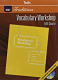 Book Holt Traditions: Vocabulary Workshop: Tests Fifth Course free