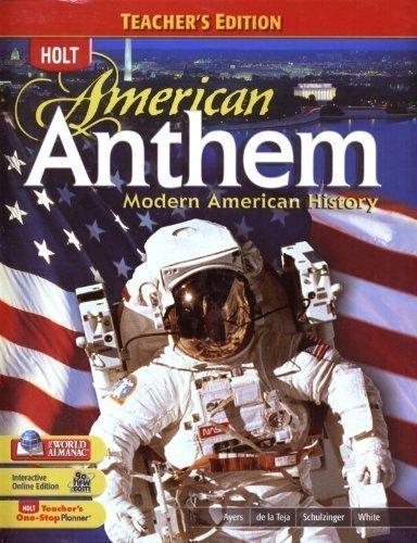 Book American Anthem: Modern American history, Teacher's Edition free