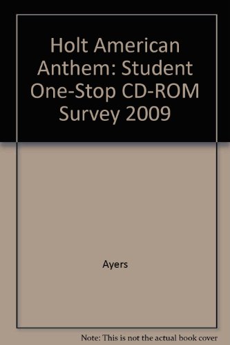 Book American Anthem: Student One-Stop CD-ROM Survey 2009 free