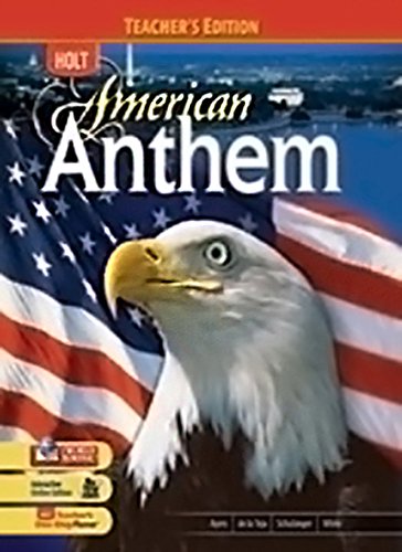 Book American Anthem: Teacher One-Stop Planner free