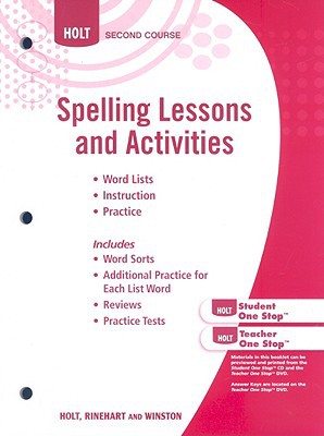 Book Elements of Language: Spelling Lesson Activities Grade 8 free