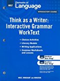 Book Elements of Language: Think As A Writer Interactive Writing Worktext free