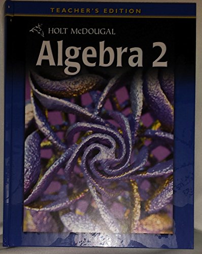 Book Holt McDougal Algebra 2: Teacher's Edition 2011 free