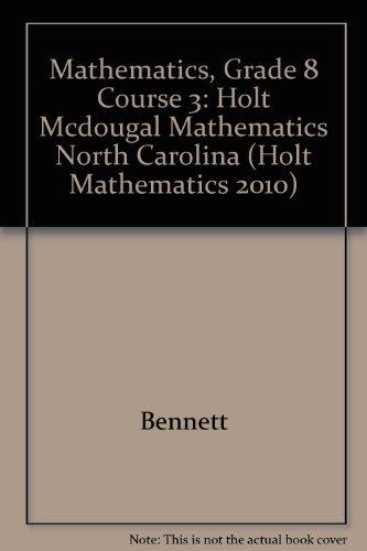 Book Holt McDougal Mathematics North Carolina: Student Edition Course 3 2011 free