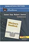 Book Language and Sentence Skills Practice: Support for Warriner's Handbook: Introductory Course (Holt Traditions Warriner's Handbook) free
