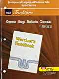 Book Holt Traditions Warriner's Handbook: Developmental Language and Sentence Skills Guided Practice Fifth Course Grade 11 free