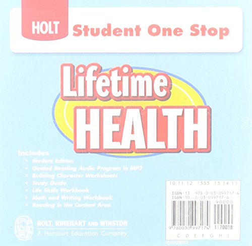 Book Lifetime Health: Student One-Stop CD-ROM 2009 (Holt Lifetime Health) free
