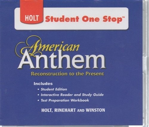 Book American Anthem, Grades 9-12 Reconstruction to the Present Student One-stop: American Anthem Modern American History (American Anthem: Reconstruction to the Present) free