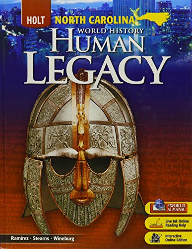 Book Human Legacy, Grades 9-12 Student Edition and Interactive Online Edition With Live Ink 6yr: Holt World History: Human Legacy North Carolina (Hwh:human Legacy 2008) free