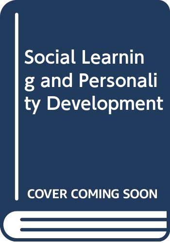 Book Social Learning and Personality Development free