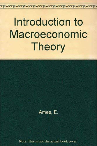 Book Introduction to Macroeconomic Theory free