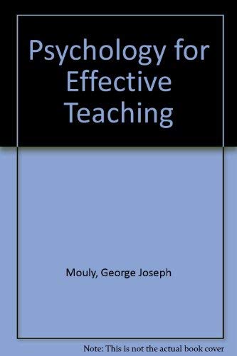 Book Psychology for Effective Teaching free