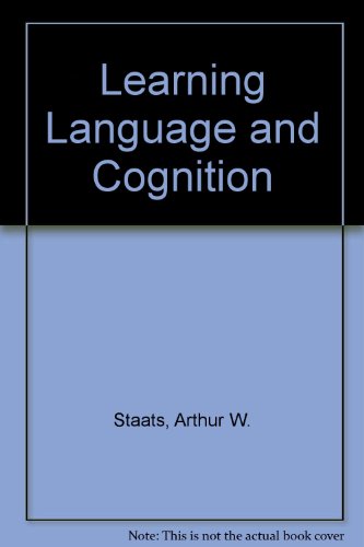 Book Learning Language And Cognition free