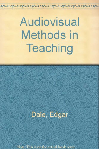 Book Audiovisual Methods in Teaching free