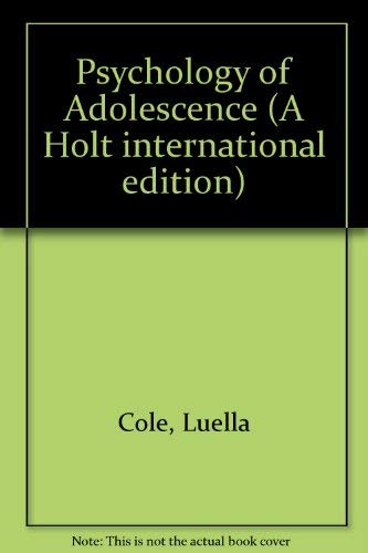Book Psychology of Adolescence free