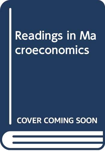 Book Readings in Macroeconomics free