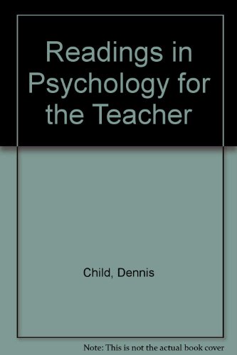Book Readings in psychology for the teacher free