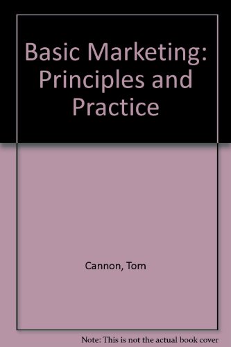 Book Basic Marketing: Principles And Practice free